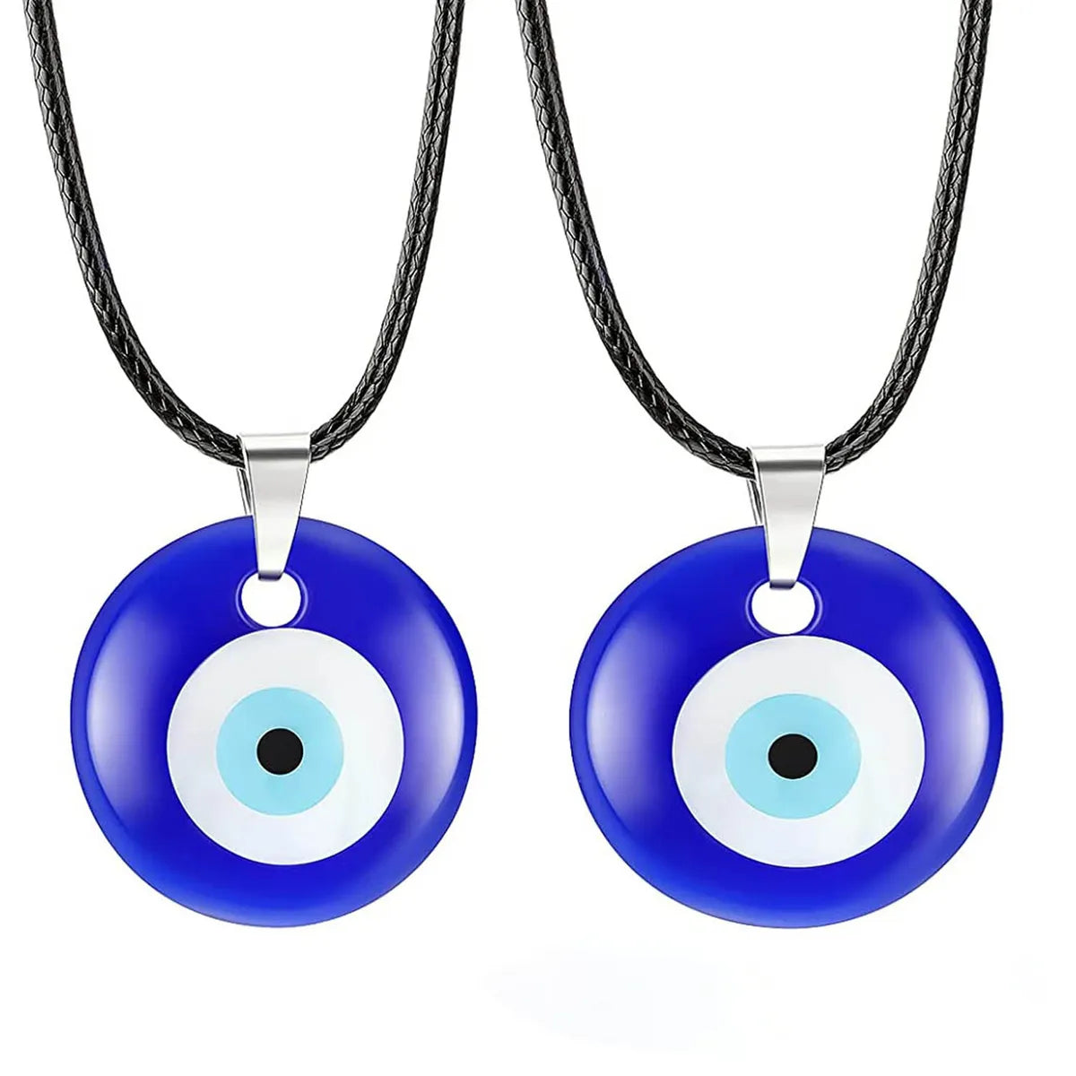 Fashion Devil's Eye Glass Unisex Pendant Necklace 1 Piece