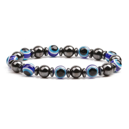 Fashion Devil'S Eye Natural Stone Beaded Bracelets