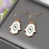 Wholesale Jewelry 1 Pair Fashion Devil'S Eye Palm Eye Alloy Ear Hook