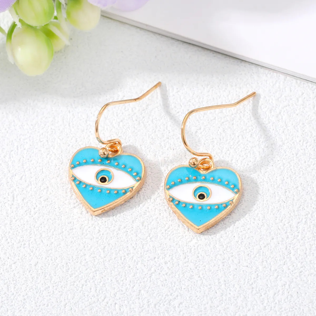 Wholesale Jewelry 1 Pair Fashion Devil'S Eye Palm Eye Alloy Ear Hook