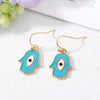 Wholesale Jewelry 1 Pair Fashion Devil'S Eye Palm Eye Alloy Ear Hook