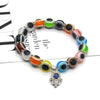 Fashion Devil'S Eye Resin Beaded Bracelets 1 Piece