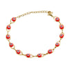 Fashion Devil's Eye Stainless Steel Enamel Plating Bracelets