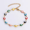 Wholesale Fashion Devil's Eye Titanium Steel Enamel Bracelets