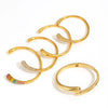 Fashion Diamond Encrusted Titanium Steel Electroplated Bracelet