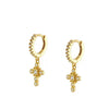 Fashion Diamond Explosion Zircon Earrings With Geometric Design