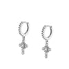 Fashion Diamond Explosion Zircon Earrings With Geometric Design
