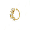 Fashion Diamond Explosion Zircon Earrings With Geometric Design