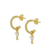 Fashion Diamond Explosion Zircon Earrings With Geometric Design