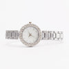 Fashion Diamond Ladies Metal Watch With Round Dial And Copper Clasp