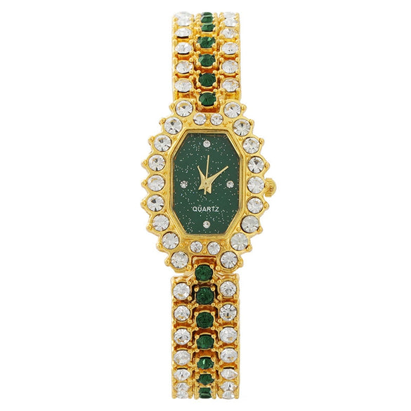 Fashion Diamond Squareshaped Women's Metal Watch