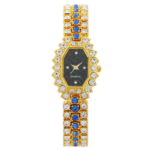 Fashion Diamond Squareshaped Women's Metal Watch