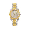 Fashion Diamondencrusted Alloy Band Round Dial Watch Hiphop Style