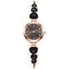 Fashion Diamondencrusted Love Bracelet Watch Alloy Round For Women