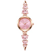 Fashion Diamondencrusted Love Bracelet Watch Alloy Round For Women