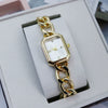 Fashion Diamondencrusted Square Twist Women's Alloy Watch