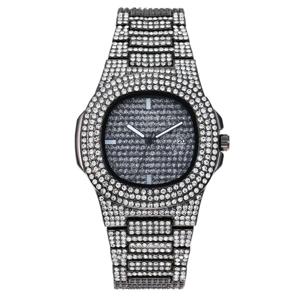 Fashion Diamondencrusted Stars Women's Metal Watch