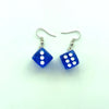 1 Pair Fashion Dice Alloy Resin Drop Earrings