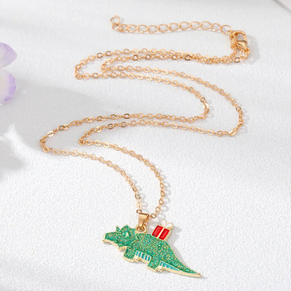 Fashion Dinosaur Alloy Plating Pendant Necklace 1 Piece