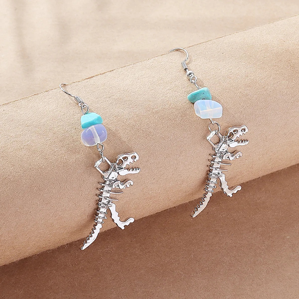 Fashion Dinosaur Alloy Women's Drop Earrings 1 Pair