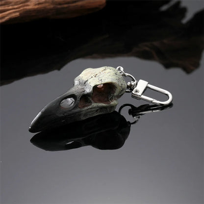 Fashion Dog Skull Goose Alloy Resin Keychain 1 Piece