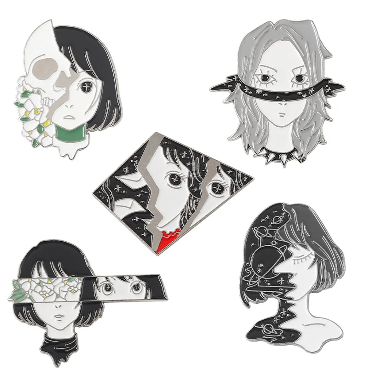 Fashion Doll Alloy Plating Unisex Brooches