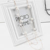 Fashion Doublelayer Pearl Necklace Multilayer Allmatch Sweater Chain Women's Long Simple Necklace Autumn And Winter Jewelry Accessories