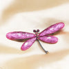 Fashion Dragonfly Alloy Plating Artificial Gemstones Unisex Brooches