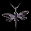 Fashion Dragonfly Alloy Plating Rhinestone Necklace
