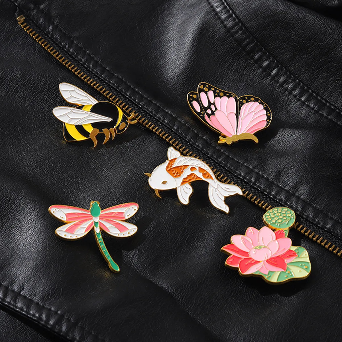 Fashion Dragonfly Butterfly Alloy Plating Unisex Brooches