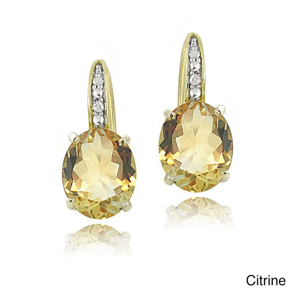 Fashion Earrings Aaa Zircon Earrings Explosions Goose Eggshaped Multicolor Jewelry Wholesale