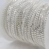 Fashion Electroplated Metal Chain For Diy Handmade Necklace Bracelet And Sweater Chain Jewelry Making Material