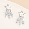 Fashion Elegant Imitation Pearls Fivepointed Star Earrings Necklace Bracelet Electroplating Design For Women