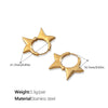 Fashion Elegant Love 316L Stainless Steel Electroplated Women's Earrings