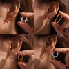Fashion Elegant Love 316L Stainless Steel Electroplated Women's Earrings