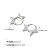 Fashion Elegant Love 316L Stainless Steel Electroplated Women's Earrings