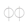 Simple Style Geometric Plating Alloy No Inlaid Earrings Ear Studs