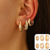 Fashion Exaggerated Distinctive Women's Ear Clip Ear Ring Ear Buckle Ear Bone Clip Retro Style Alloy Geometric Electroplating