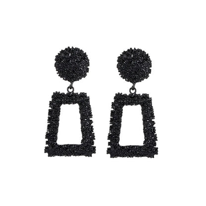 Fashion Geometric Plating Alloy No Inlaid Earrings Ear Studs