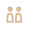 Fashion Geometric Plating Alloy No Inlaid Earrings Ear Studs