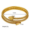 Fashion Exo Titanium Steel Triangular Multilayer Unisex Bracelets