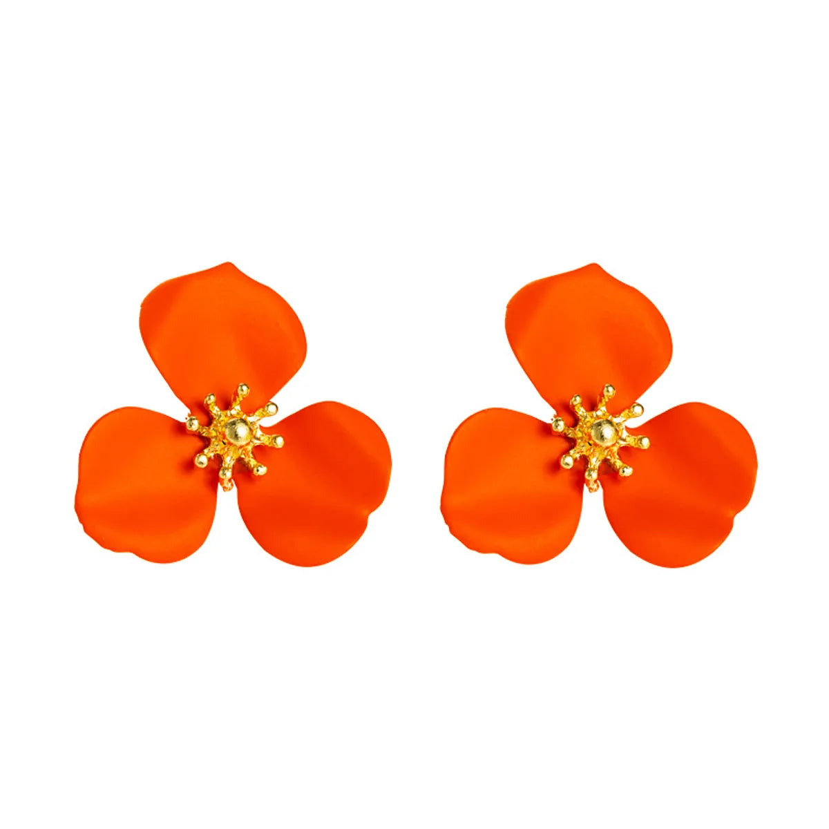 Fashion Exquisite Flower Alloy Earrings