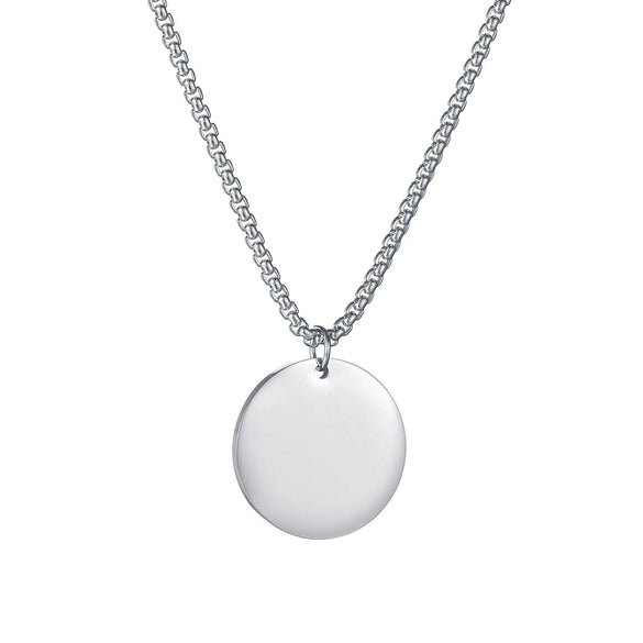 Fashion Exquisite Titanium Steel And Stainless Steel Necklace With Geometric Pattern And Electroplating Treatment