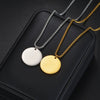 Fashion Exquisite Titanium Steel And Stainless Steel Necklace With Geometric Pattern And Electroplating Treatment