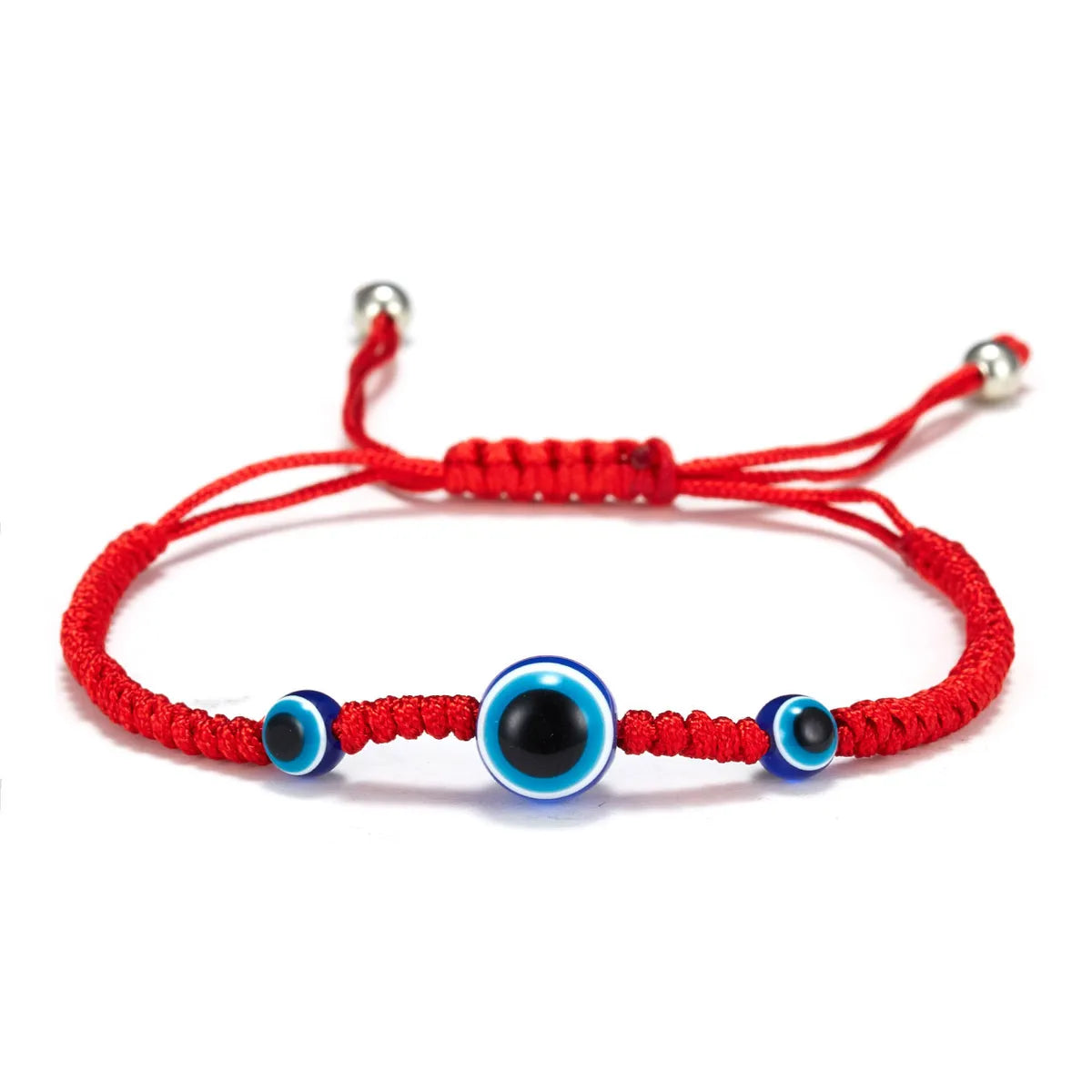 Fashion Eye Alloy Glass Rope Braid Women'S Bracelets