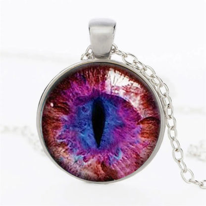 Fashion Eye Alloy Plating Unisex Pendant Necklace