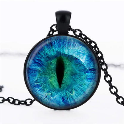 Fashion Eye Alloy Plating Unisex Pendant Necklace