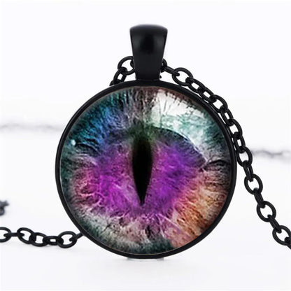 Fashion Eye Alloy Plating Unisex Pendant Necklace