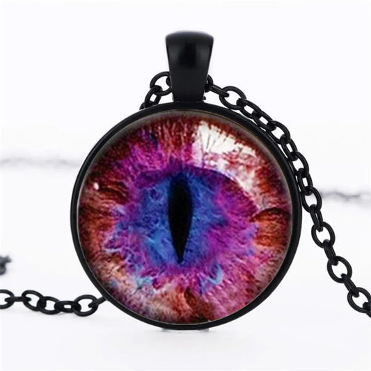 Fashion Eye Alloy Plating Unisex Pendant Necklace