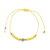 Fashion Eye Artificial Crystal Rope Knitting Unisex Bracelets